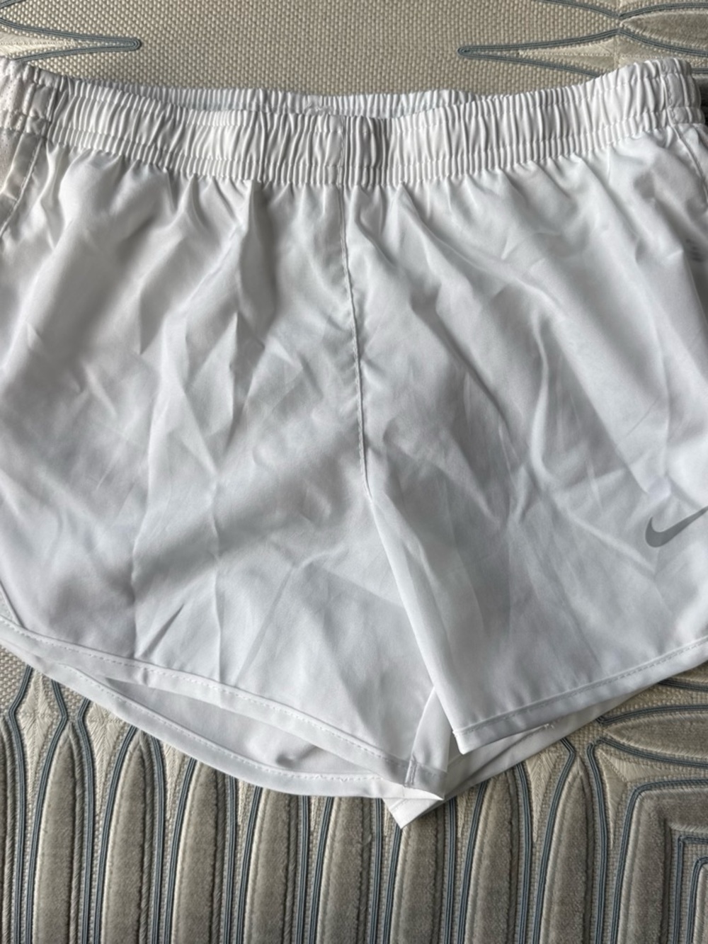 Nike girls White Athletic Shorts